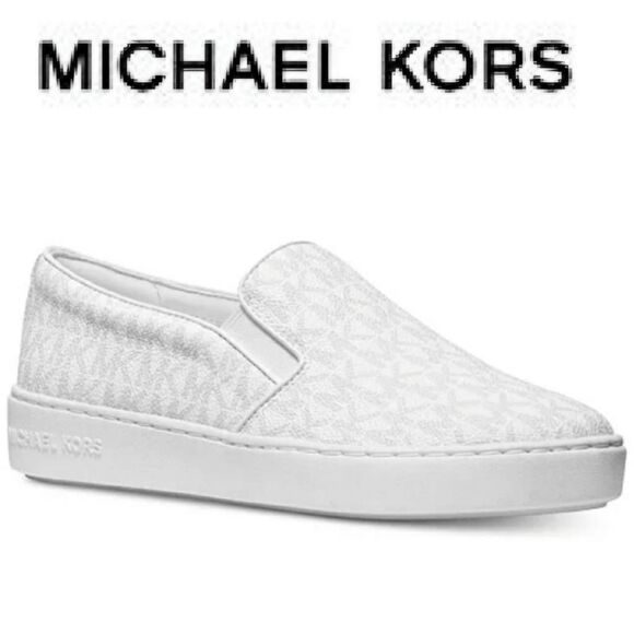 Michael Kors Keaton Slip-On Logo Sneakers - Picture 1 of 8
